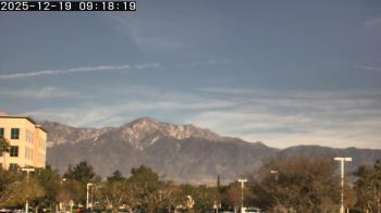 Weather camera view of San Bernardino CA.