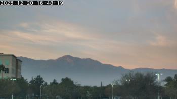 Weather camera view of San Bernardino CA.