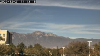 Weather camera view of San Bernardino CA.