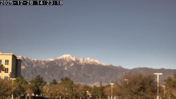 Weather camera view of San Bernardino CA.