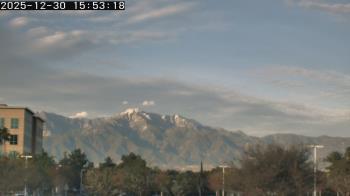Weather camera view of San Bernardino CA.