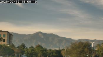 Weather camera view of San Bernardino CA.