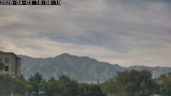 Weather camera view of San Bernardino CA.