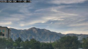 Weather camera view of San Bernardino CA.