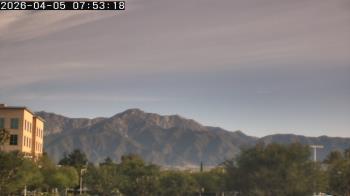 Weather camera view of San Bernardino CA.