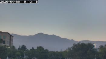 Weather camera view of San Bernardino CA.