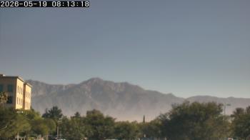 Weather camera view of San Bernardino CA.
