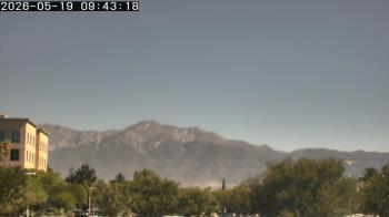 Weather camera view of San Bernardino CA.