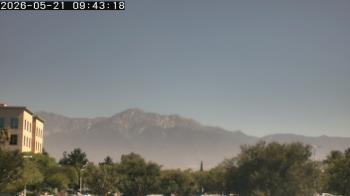 Weather camera view of San Bernardino CA.