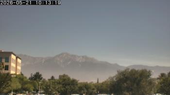 Weather camera view of San Bernardino CA.