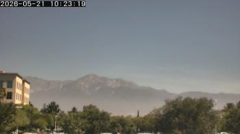 Weather camera view of San Bernardino CA.