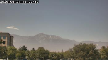 Weather camera view of San Bernardino CA.