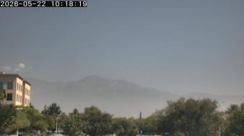 Weather camera view of San Bernardino CA.