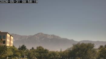 Weather camera view of San Bernardino CA.