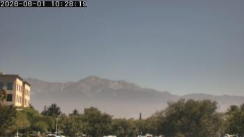 Weather camera view of San Bernardino CA.