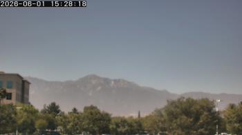 Weather camera view of San Bernardino CA.
