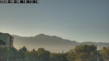 Weather camera view of San Bernardino CA.