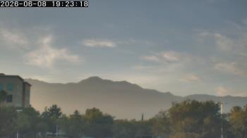 Weather camera view of San Bernardino CA.