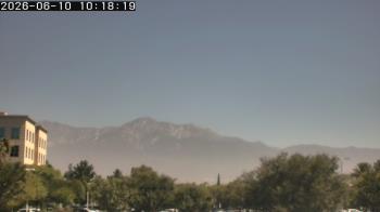Weather camera view of San Bernardino CA.