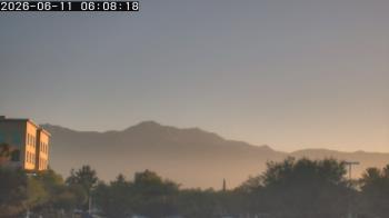 Weather camera view of San Bernardino CA.