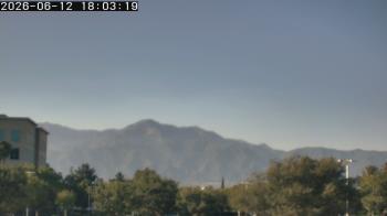 Weather camera view of San Bernardino CA.