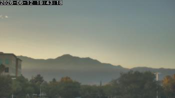 Weather camera view of San Bernardino CA.