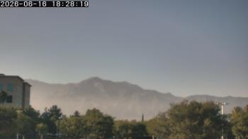 Weather camera view of San Bernardino CA.