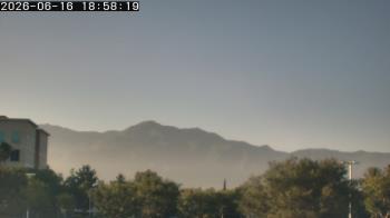 Weather camera view of San Bernardino CA.