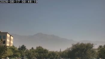 Weather camera view of San Bernardino CA.