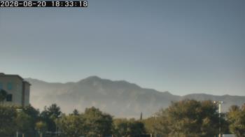Weather camera view of San Bernardino CA.