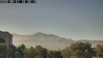 Weather camera view of San Bernardino CA.