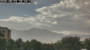 Weather camera view of San Bernardino CA.