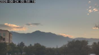 Weather camera view of San Bernardino CA.