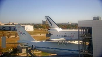 Weather camera view of Space Center Houston.