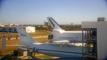 Weather camera view of Space Center Houston.