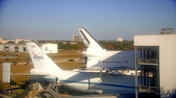 Weather camera view of Space Center Houston.