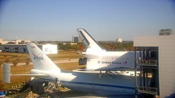 Weather camera view of Space Center Houston.