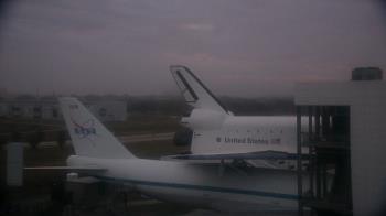 Weather camera view of Space Center Houston.