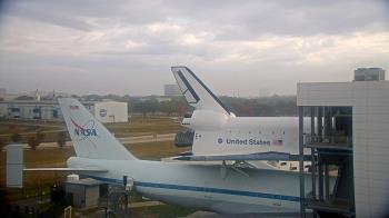 Weather camera view of Space Center Houston.