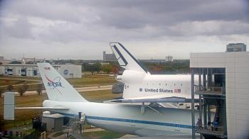 Weather camera view of Space Center Houston.