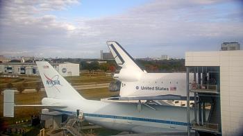 Weather camera view of Space Center Houston.