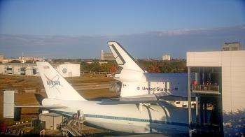 Weather camera view of Space Center Houston.