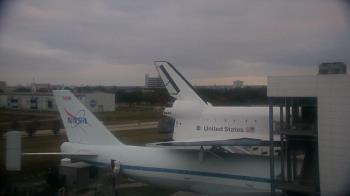 Weather camera view of Space Center Houston.