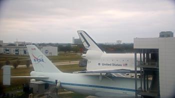 Weather camera view of Space Center Houston.