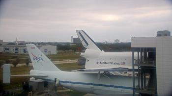 Weather camera view of Space Center Houston.