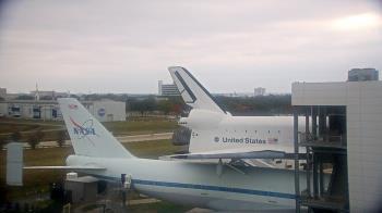 Weather camera view of Space Center Houston.