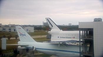 Weather camera view of Space Center Houston.