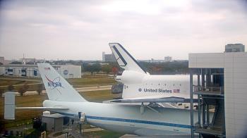 Weather camera view of Space Center Houston.