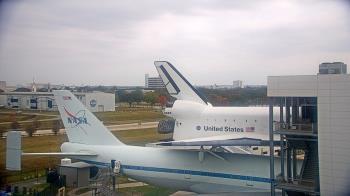 Weather camera view of Space Center Houston.