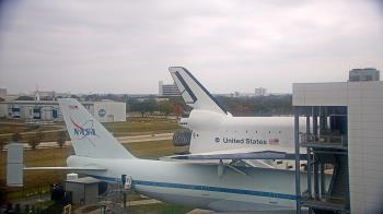 Weather camera view of Space Center Houston.